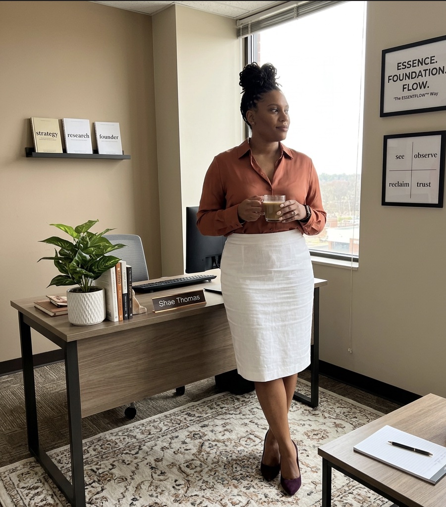 Shae Thomas, founder of ESSENTFLOW